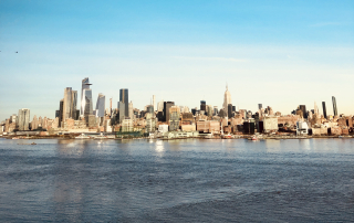 The Rothfos office is on the Huson River.